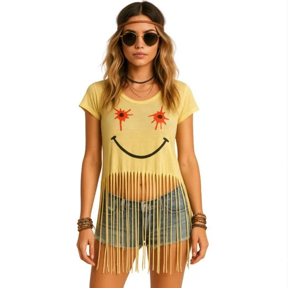 Wildfox Fringe Top - Picture 1 of 5